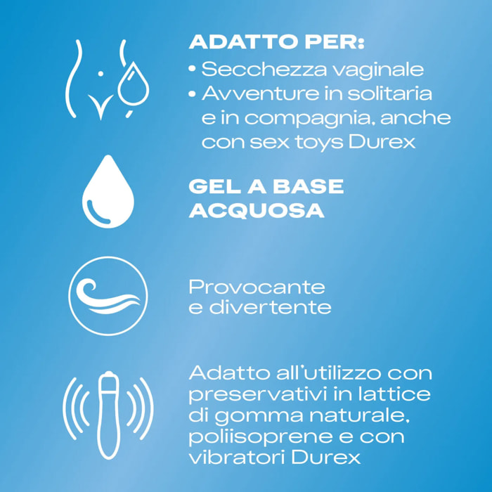 Durex Fresh Gel Lubrificante Intimo a Base Acquosa Effetto Fresco 50ml
