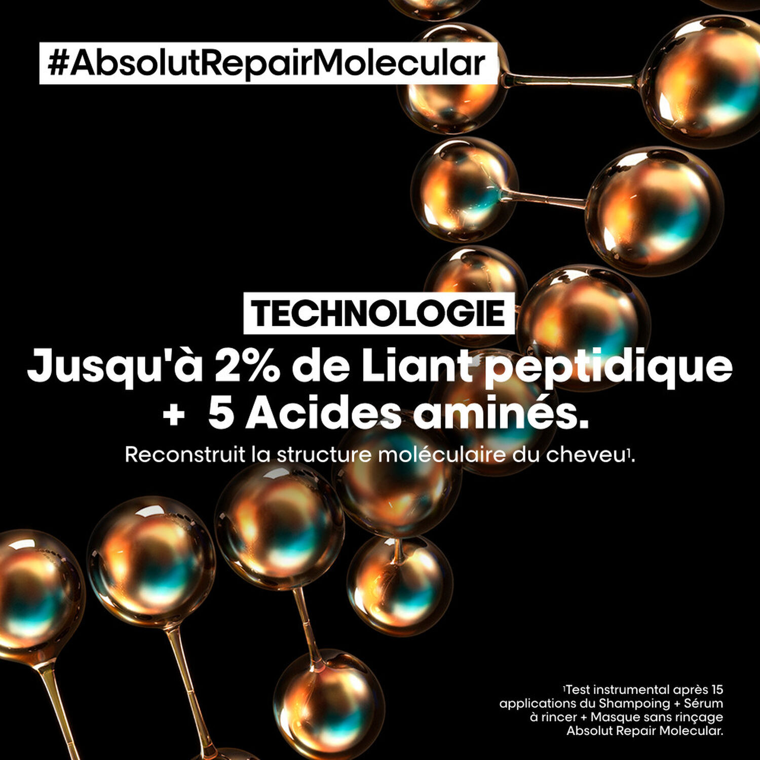 Série Expert Absolut Repair - Sérum à rincer - tous types de cheveux abîmés