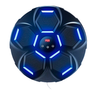 Máquina de boxeo músical con bluetooth, luces y batería de larga duración. Con 9 modos de uso y 18 niveles de velocidad.