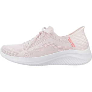 Sneakers De  Mujer Slip-ins: Ultra Flex 3.0 Tonal Stretc Rosa