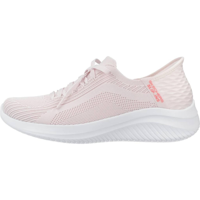 Sneakers De  Mujer Slip-ins: Ultra Flex 3.0 Tonal Stretc Rosa