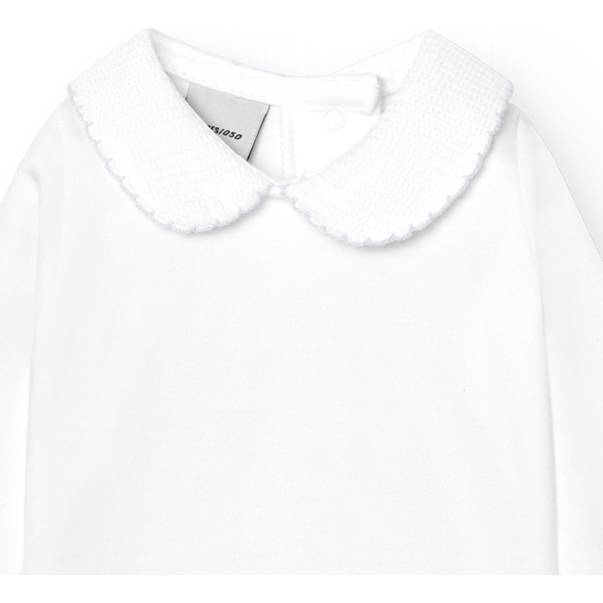 Body bebé manga larga cuello polo piqué