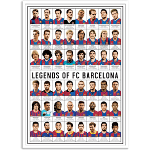Affiche - Legends of FC Barcelona - Olivier Bourdereau