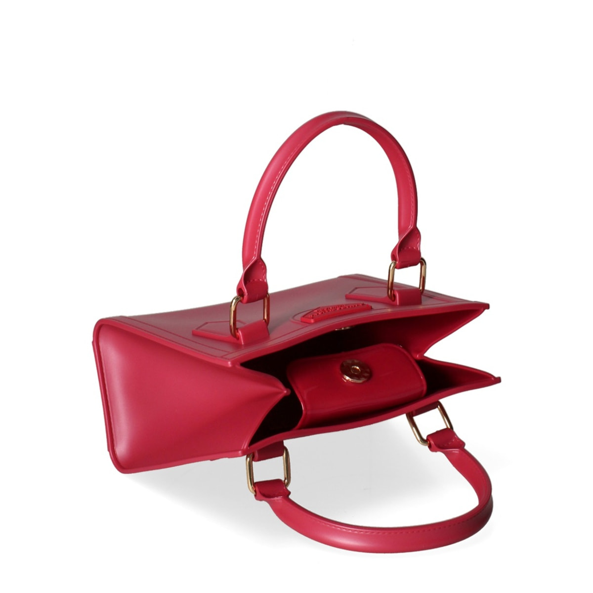 Borsa a mano da donna - Modello False - 100% Pvc - 15.0 x 19.0 x 10.0 cm