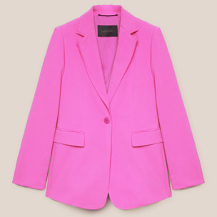 Elena Mirò - Blazer de tejido vaporoso - Fuchsia