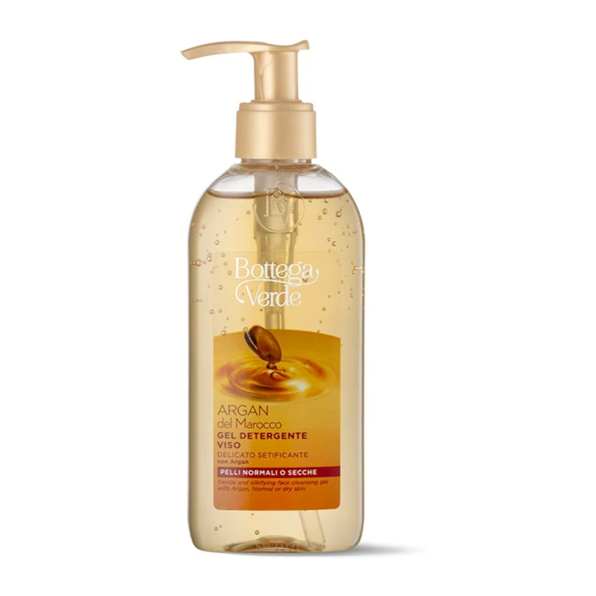 Argan del Marocco - Gel detergente viso  - delicato setificante - con Argan - pelli normali o secche