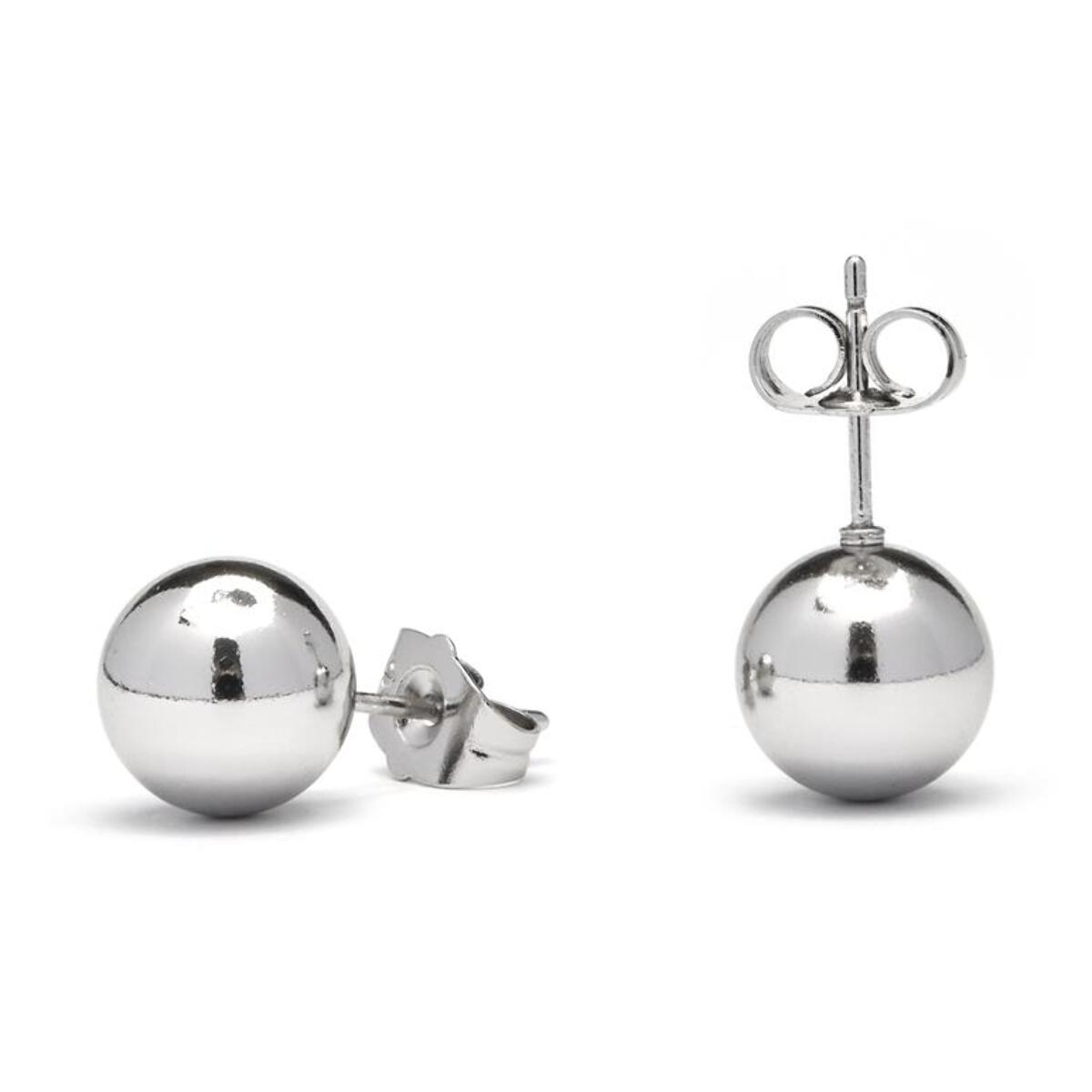 Pendientes Lux by Lux acabadoss en rodio