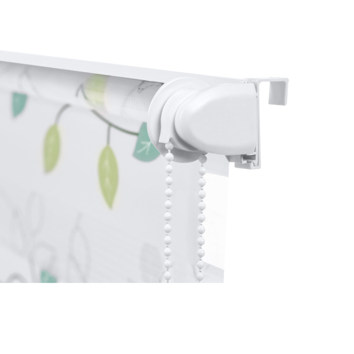 Store enrouleur Zebra 50x150cm fleurs vertes