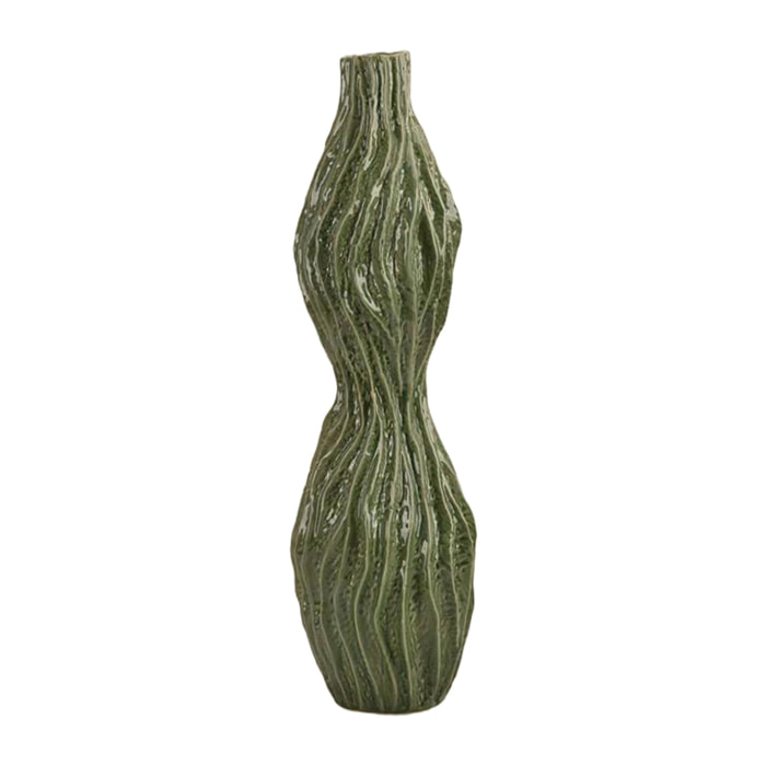 Vaso con effetto rigato - 21,5xH76x21cm - Pezzi 1 - Bianchi Dino SpA
