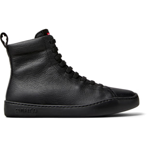 Sneaker-Bootie - CAMPER Peu Touring - Negro - Cuero liso