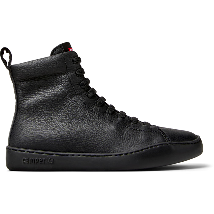 Sneaker-Bootie - CAMPER Peu Touring - Negro - Cuero liso