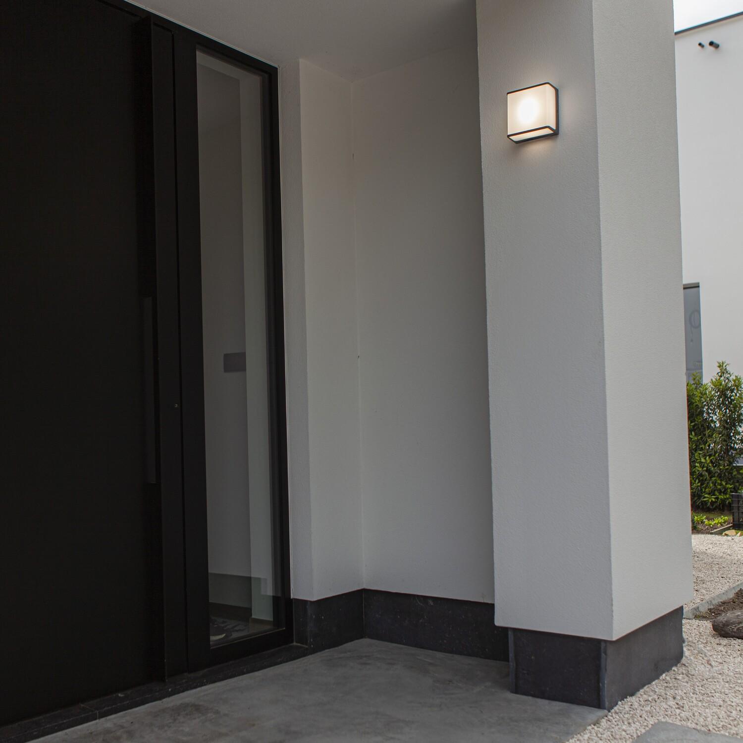 Applique murale secteur DOBLO GREY LED H