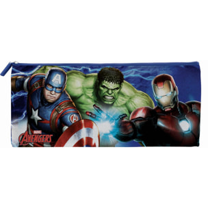 Astuccio Bustina Piatta Avengers Lui Marvel Blu