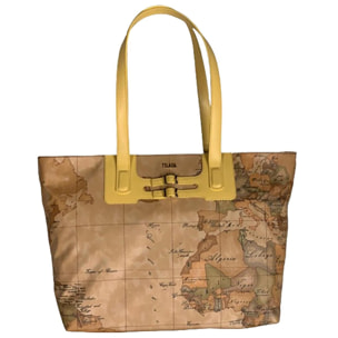 Alviero Martini 1a Classe Borsa Shopper Donna Geo - Giallo Dorato