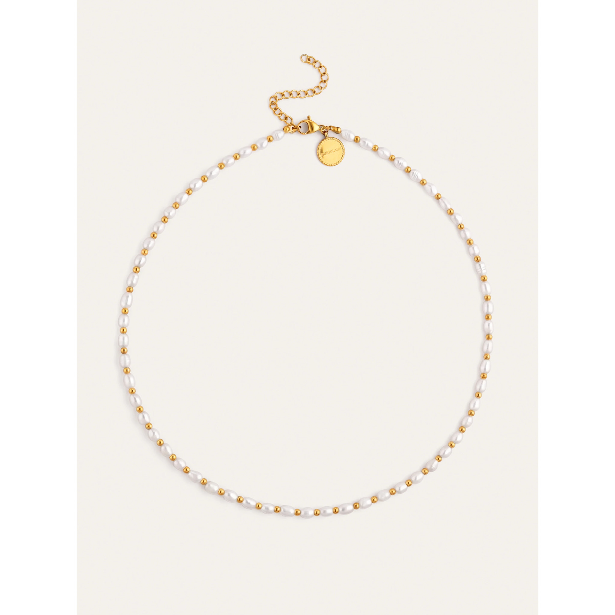 Collana Olympia Acciao Placcato Oro