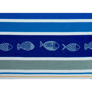 Telo Mare Spugna Jacquard Spiaggia Disegno Marsa Alam