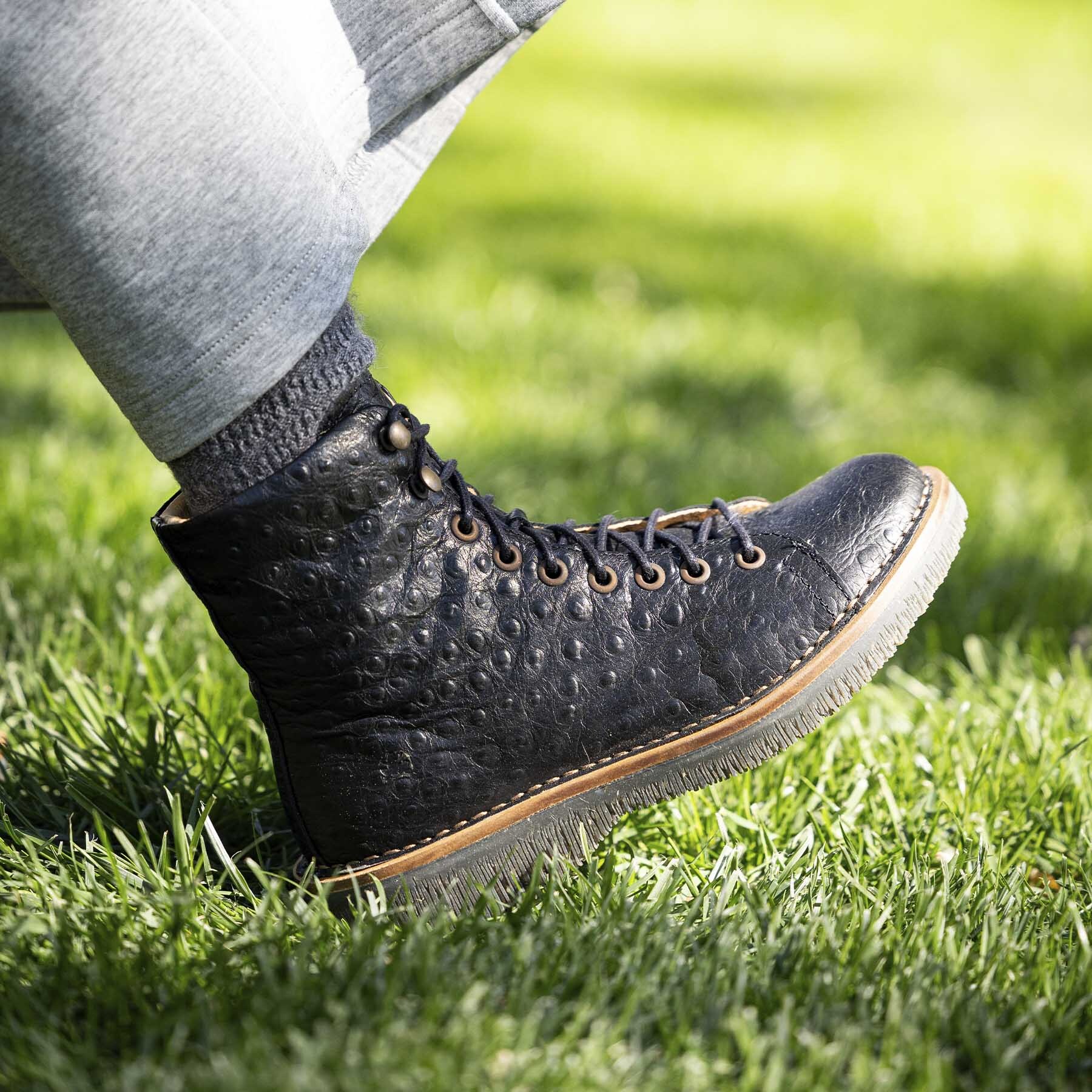 Botines N5572 SOFT NAPPA PLUME/VOLCANO color Plume