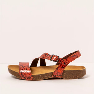 Sandalias 1045S SNAKE TEJA/ I BREATHE color Teja