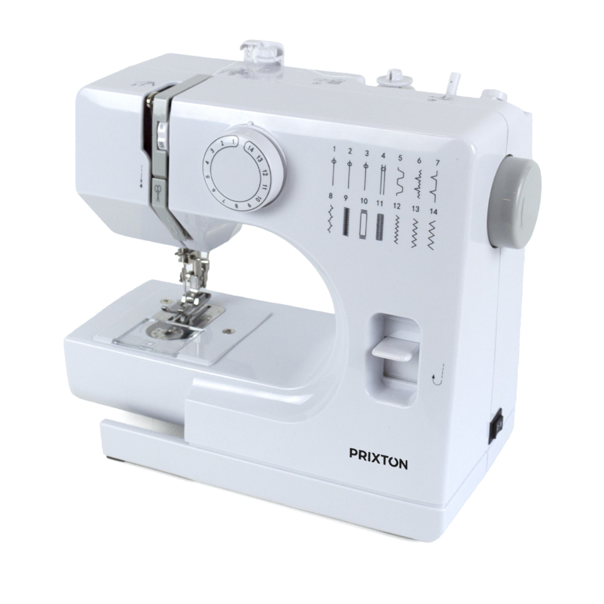 PRIXTON Máquina de coser P115 - 14 Puntadas - 2 Velocidades