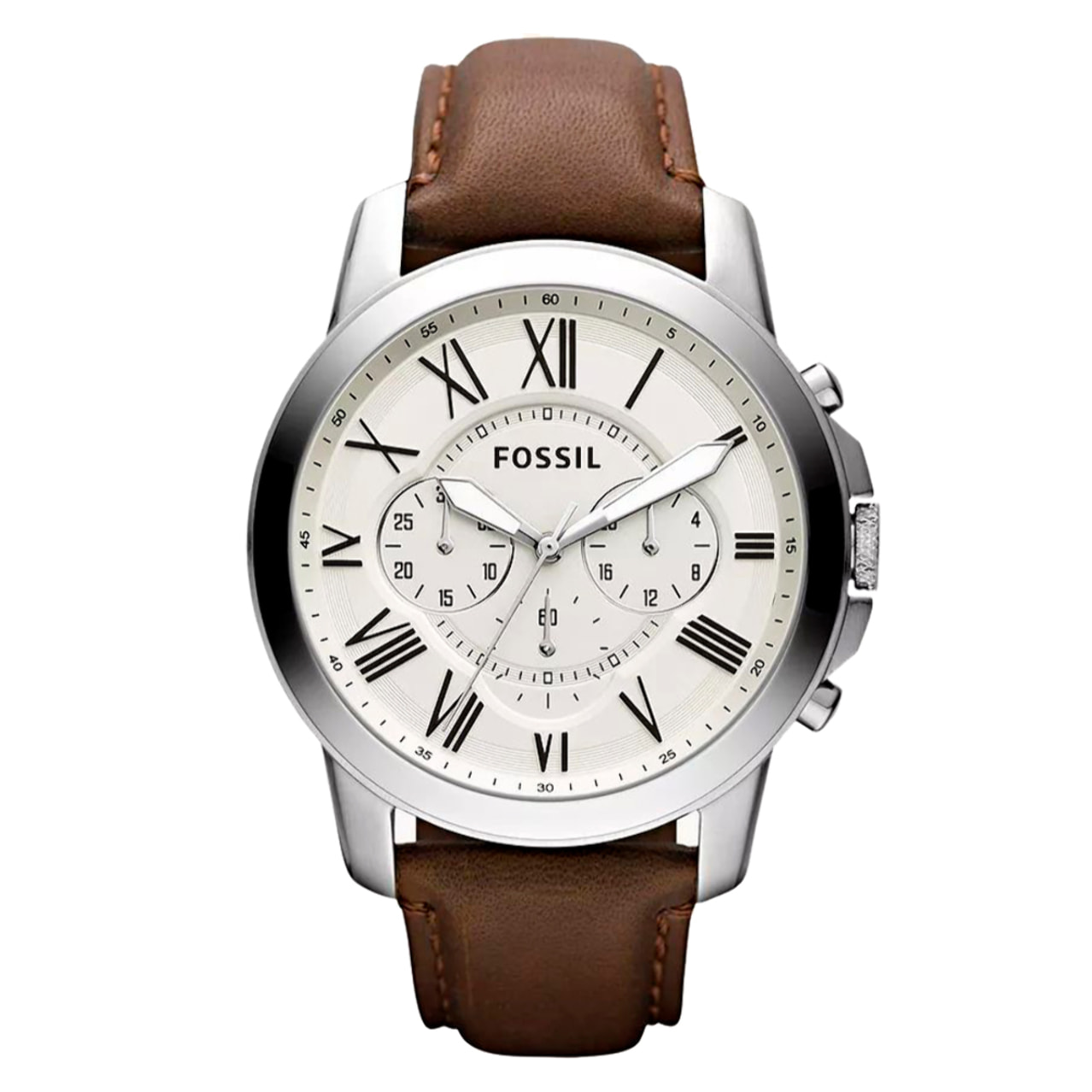 Reloj Fossil FS4735 Hombre Analogico Cuarzo con Correa de Cuero