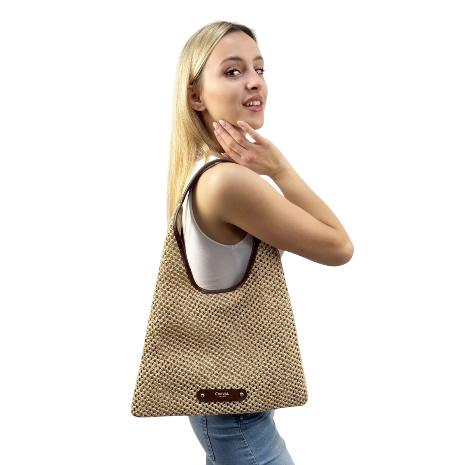 Bolso de Hombro Cheval Firenze Saint Tropez Cabeza de Moro