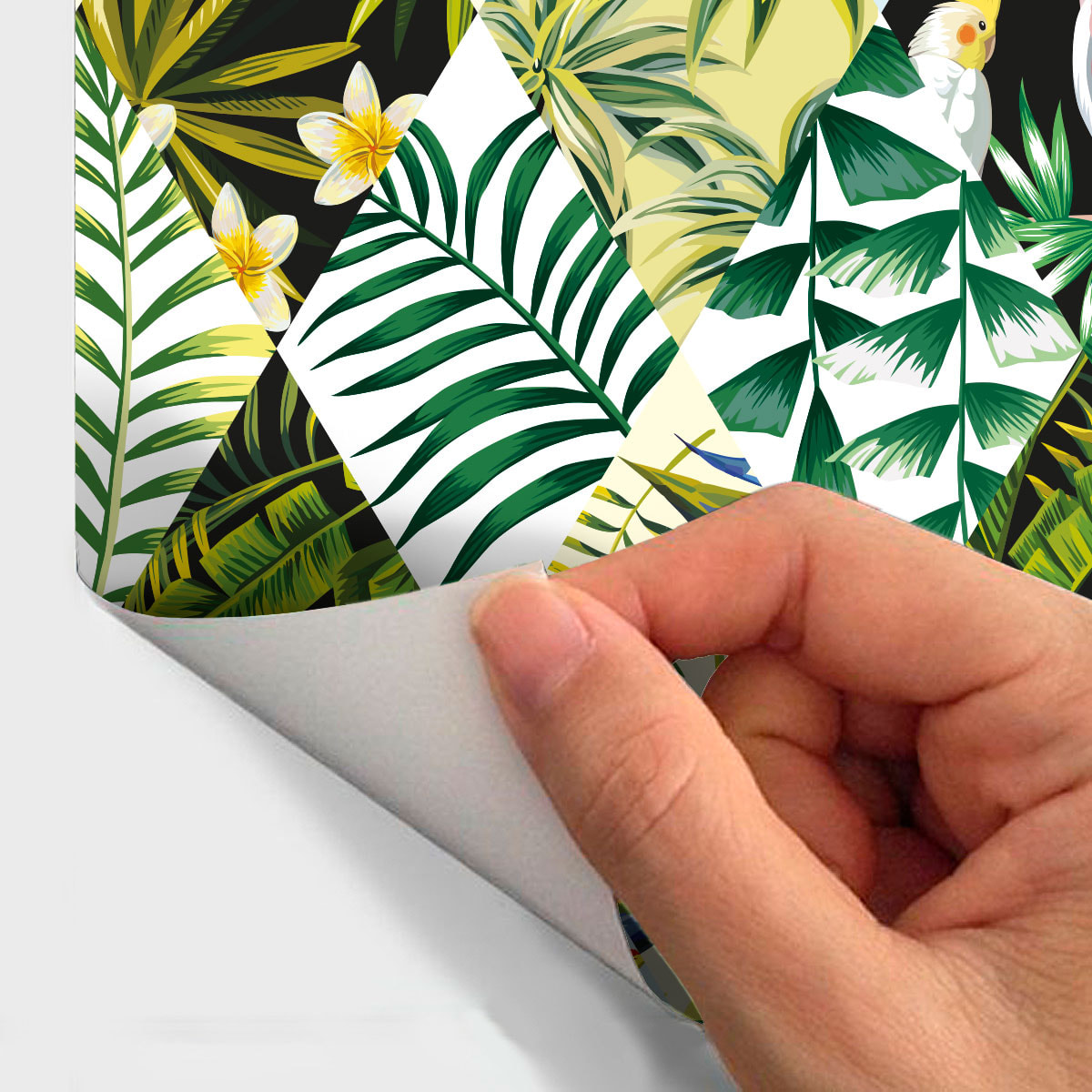 Sticker effet papier peint - JUNGLE