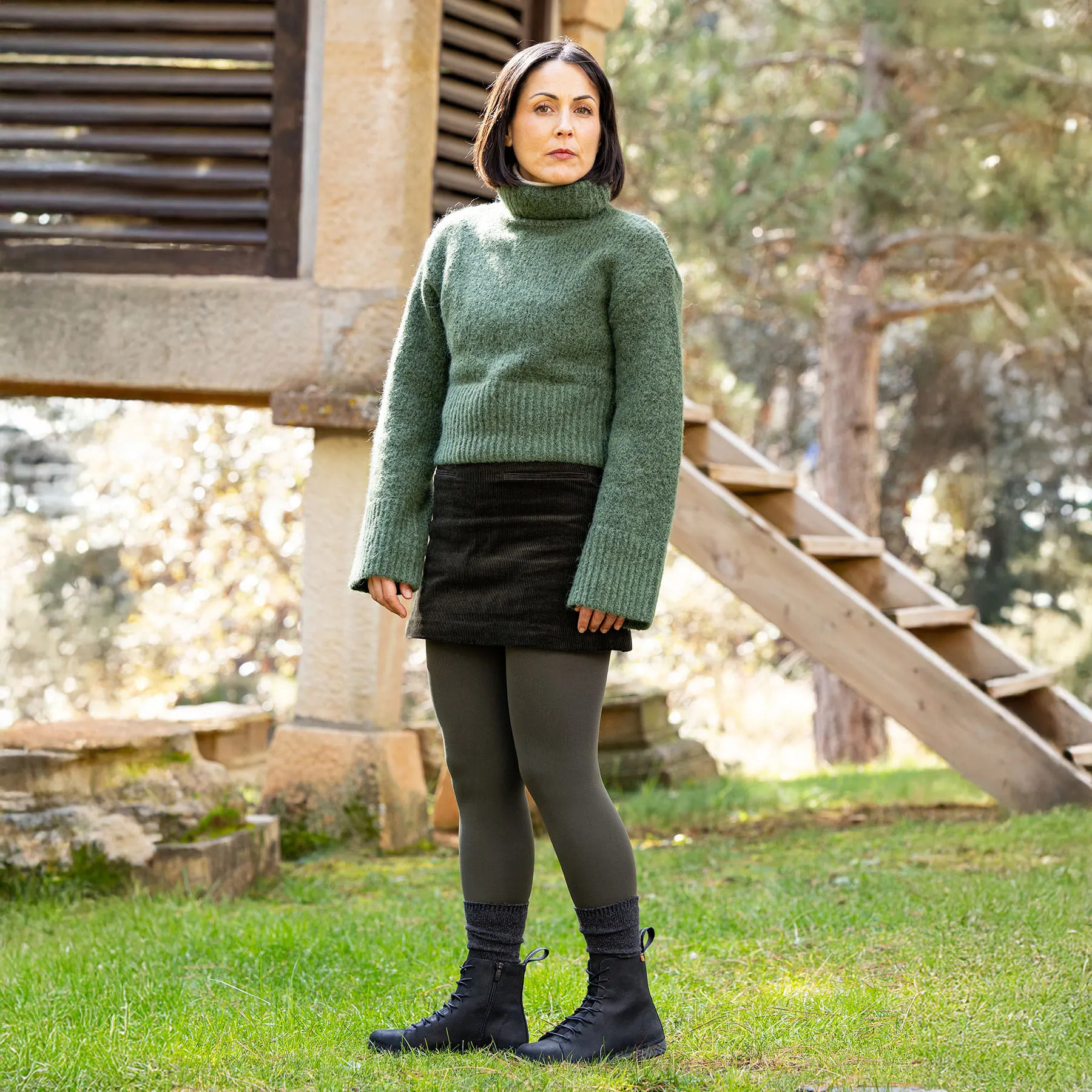 Botines N909 PLEASANT BROWN/ ANGKOR color Brown