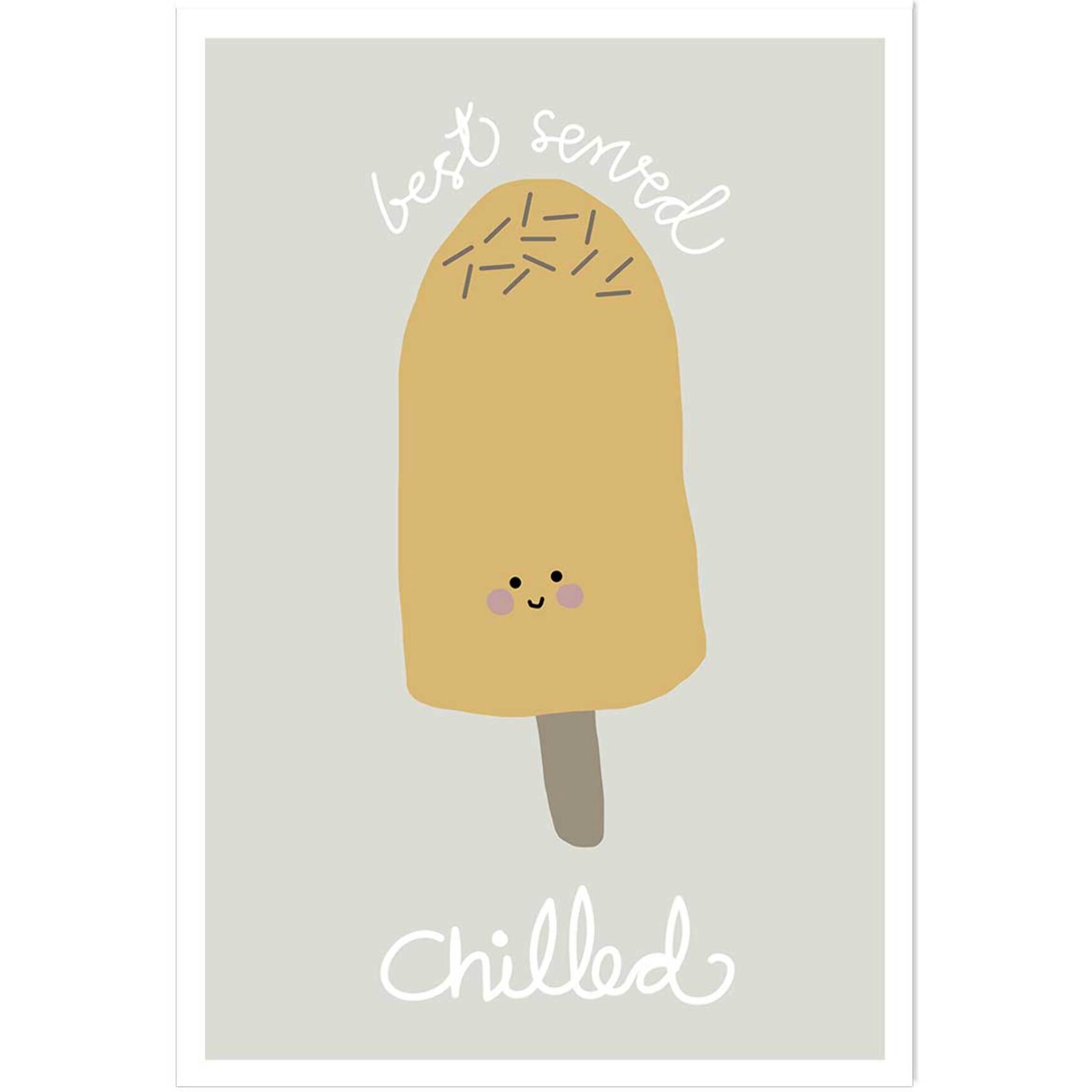 Affiche enfant glaces Affiche seule