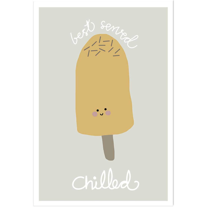 Affiche enfant glaces Affiche seule