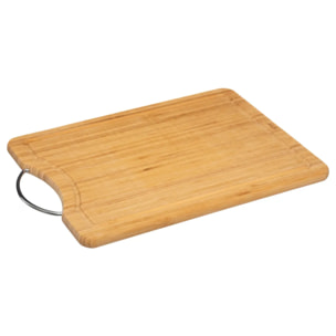 Planche à découper anse 42x30cm bambou