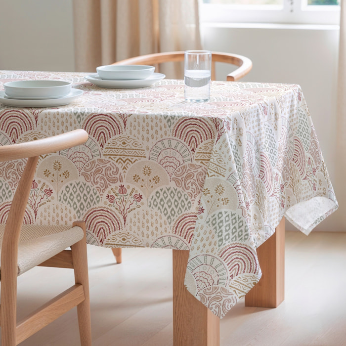 Mantel estampado antimanchas OLAIA MULTICOLOR