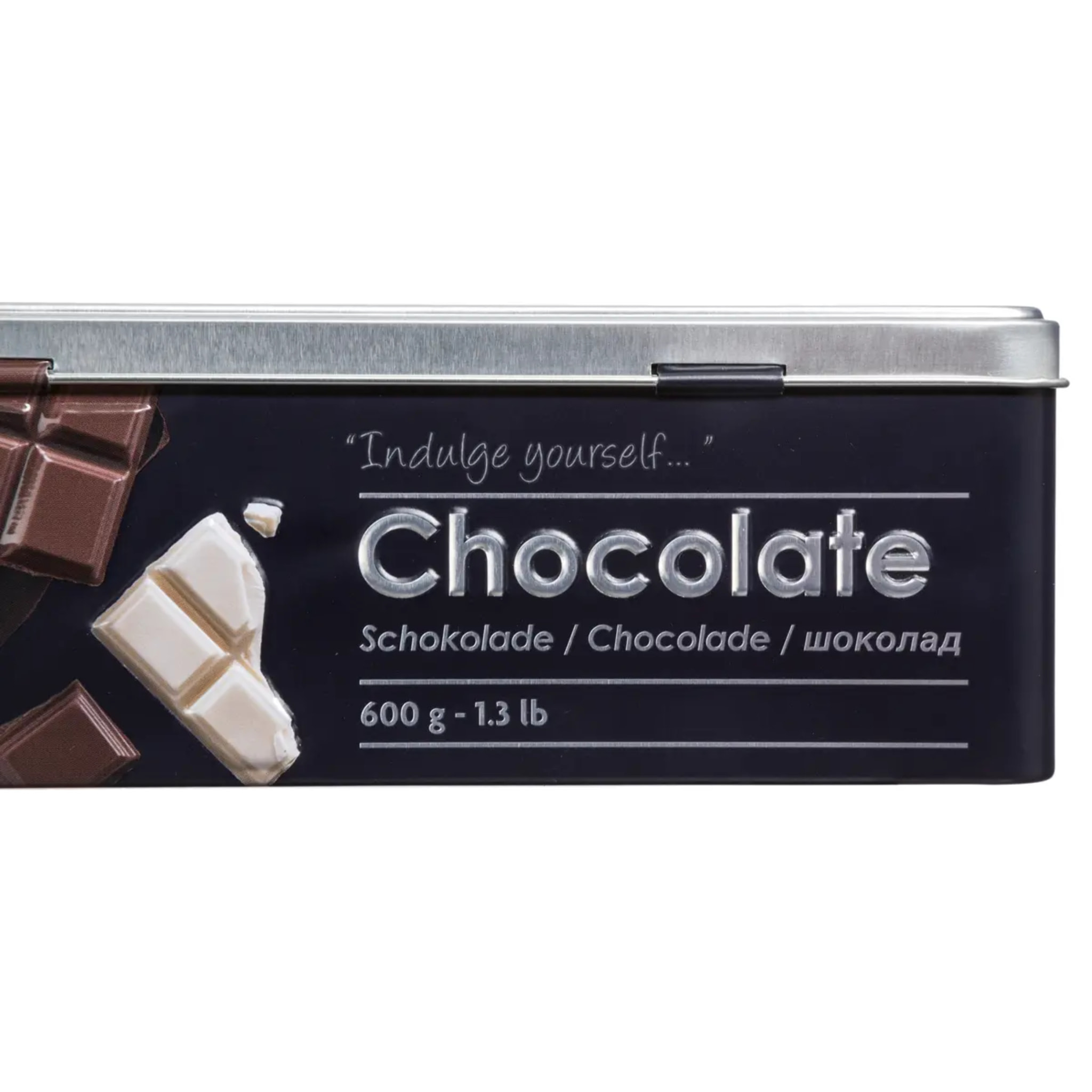 Boîte à chocolat métal "Black Edition" noir