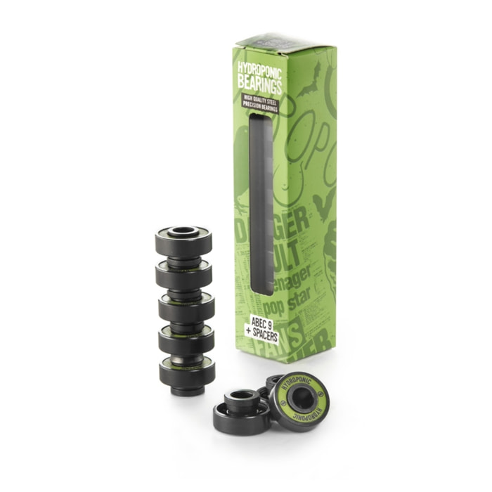 Rodamientos de skate Hydroponic HY SPACERS MUSHROMS ABEC 9+SPACERS