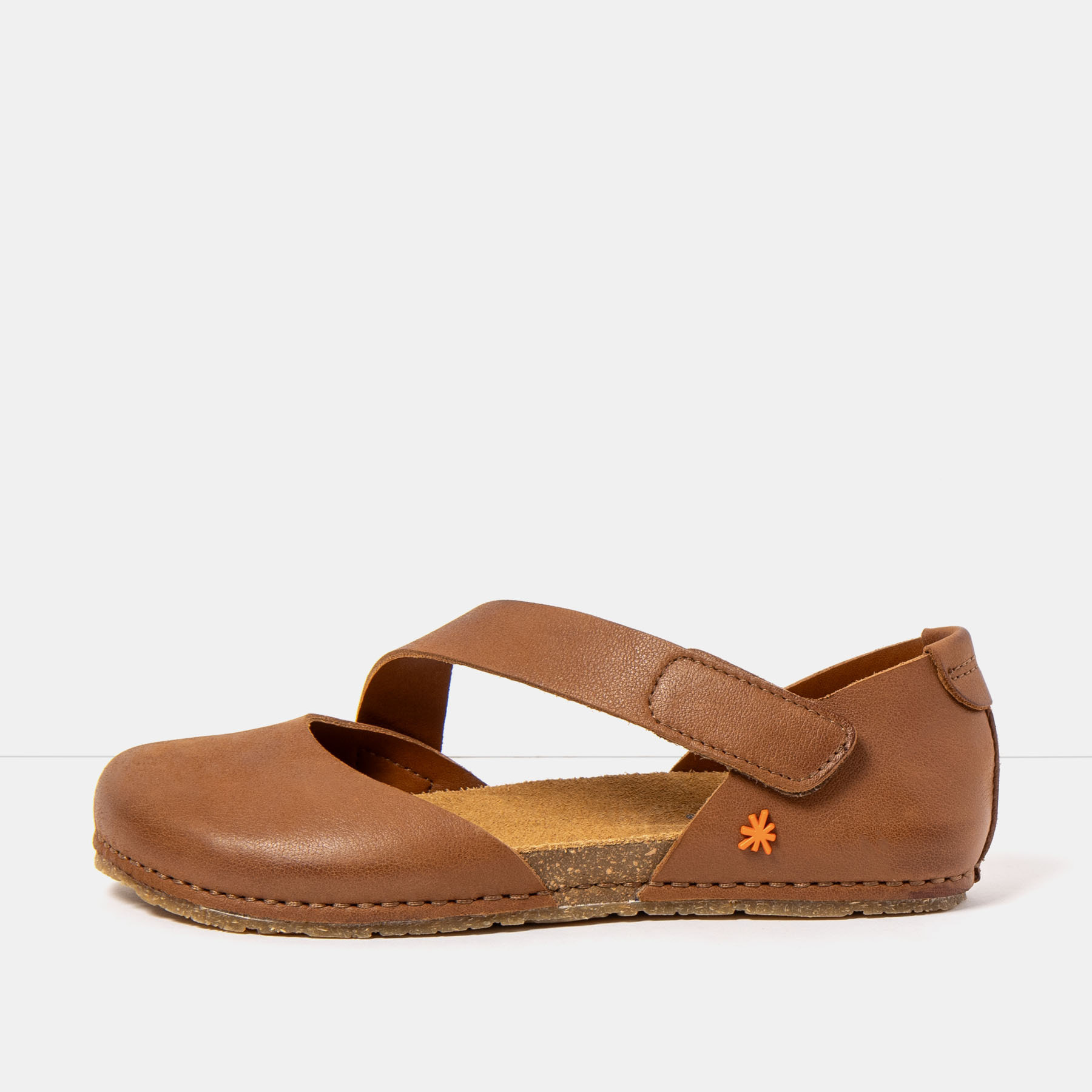 Sandalias 0384 ROMA CUERO/ CRETA color Cuero