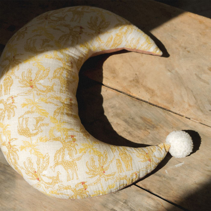 Coussin bébé demi lune - Beige