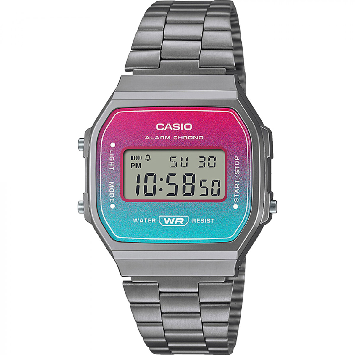 Reloj Casio A168WERB-2AEF Unisex Digital Cuarzo con Correa de Acero inoxidable