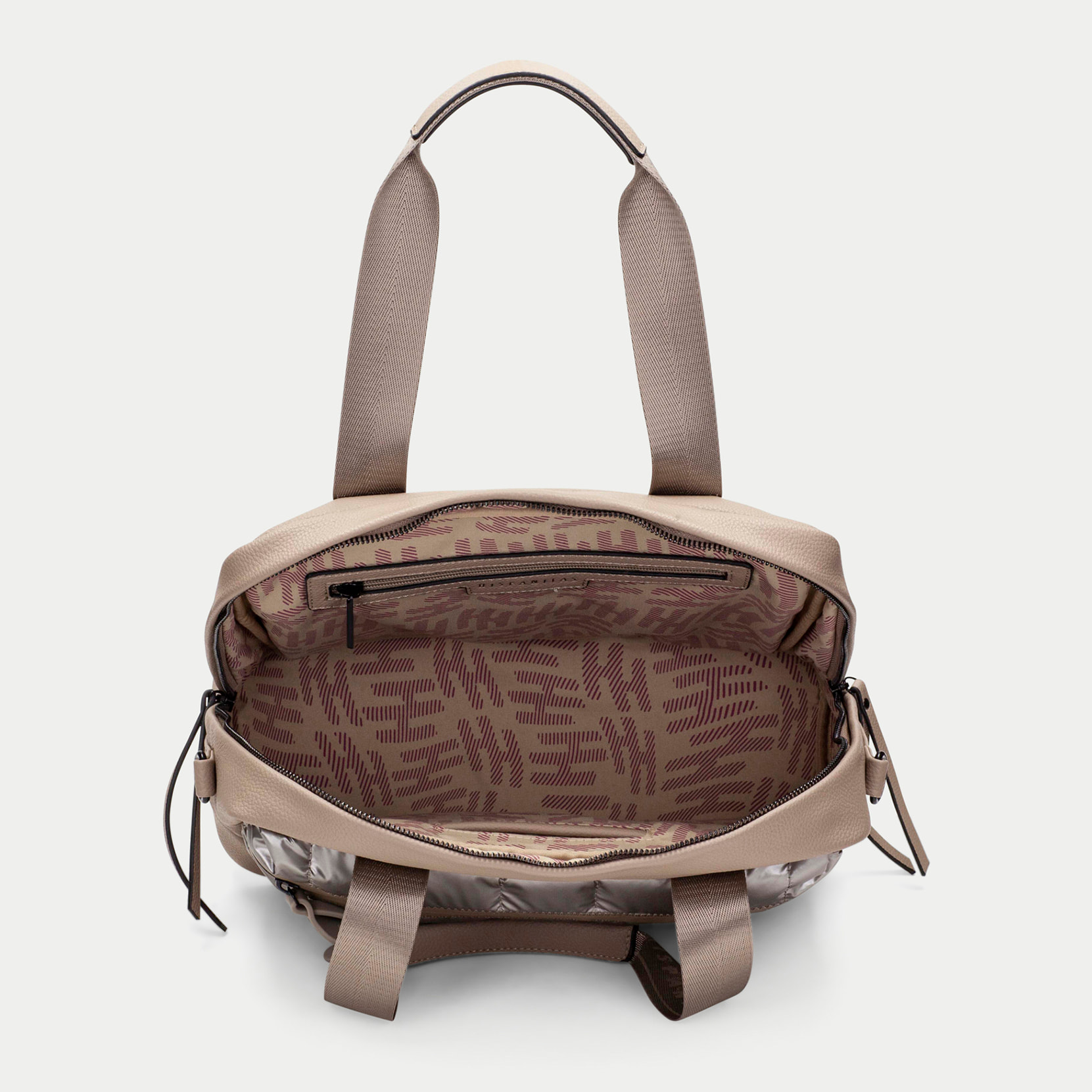Bolso de Hombro  Taupe 34 x 29 x 14 cm
