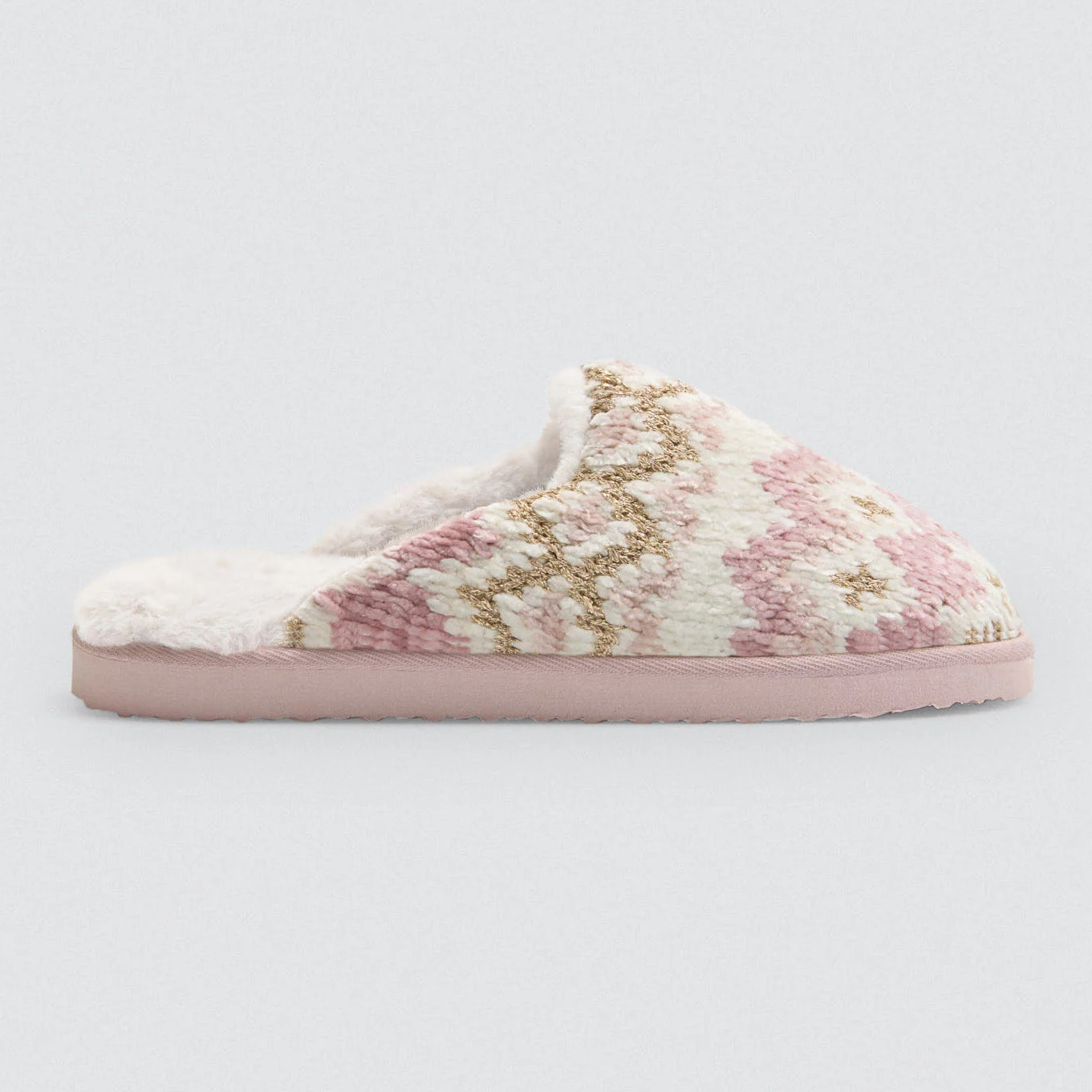 Ciabatte da casa con stampa etnica