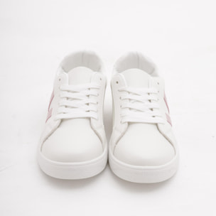 SNEAKERS CHOCOLA' BIANCO E ROSA