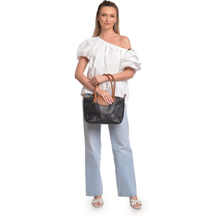 Borsa a tracolla Anna Luchini Nero