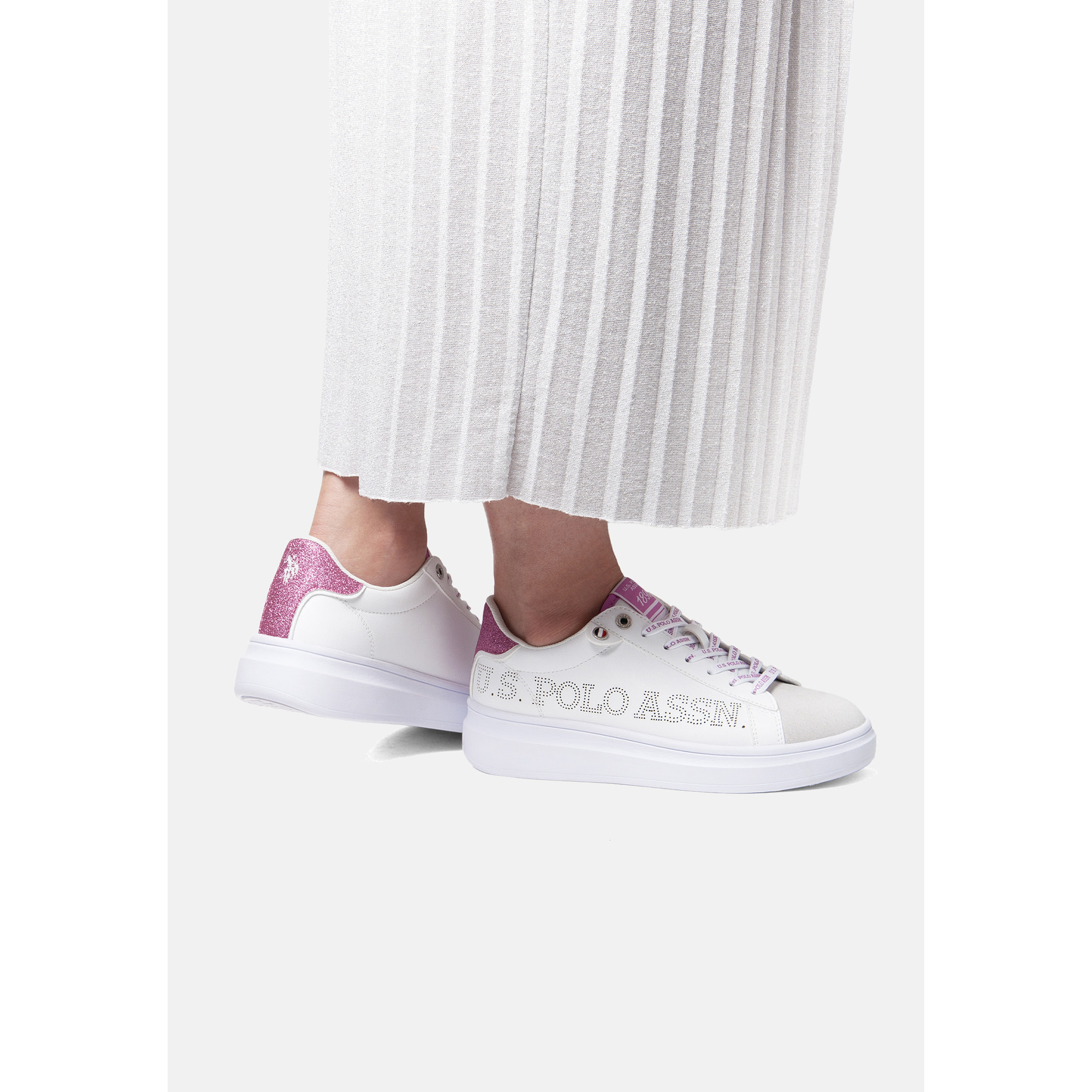 U.S. Polo Assn. - Sneakers CODY011W/5YH1 in sintetico per donna