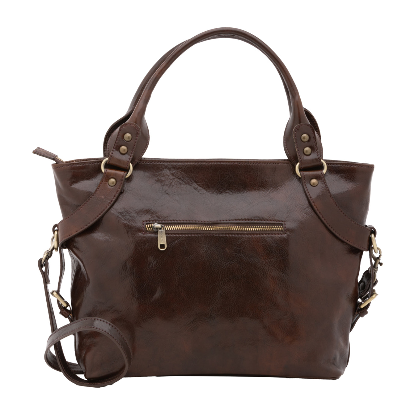 Borsa a mano  da donna In Vera pelle Made in Italy 43x28x12 cm