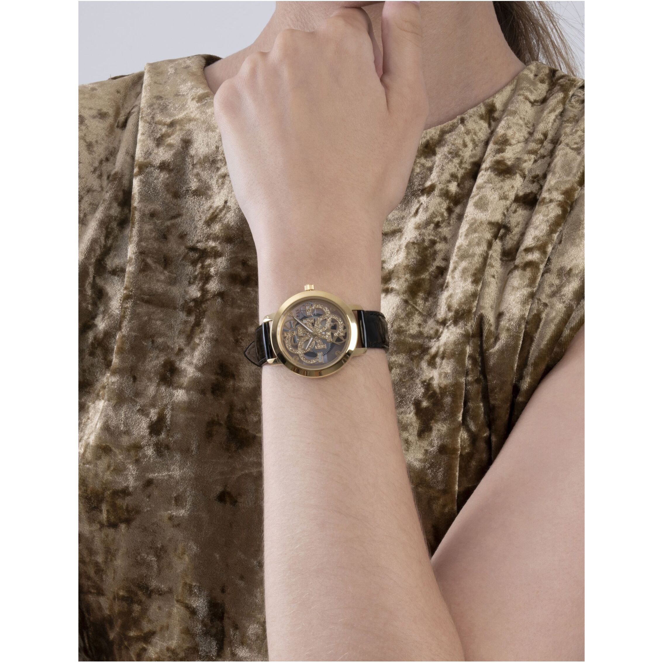 Guess Reloj Analógico De Cuarzo. Gt Quattro Clear