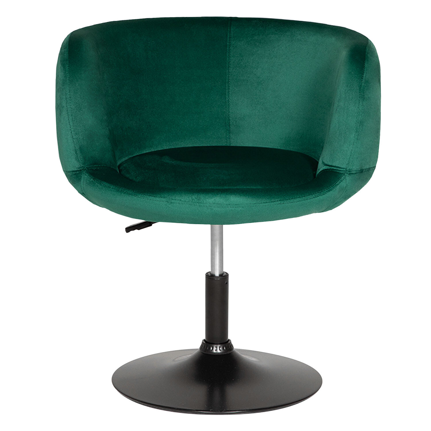 Tabouret de bar en velours vert NOLAN