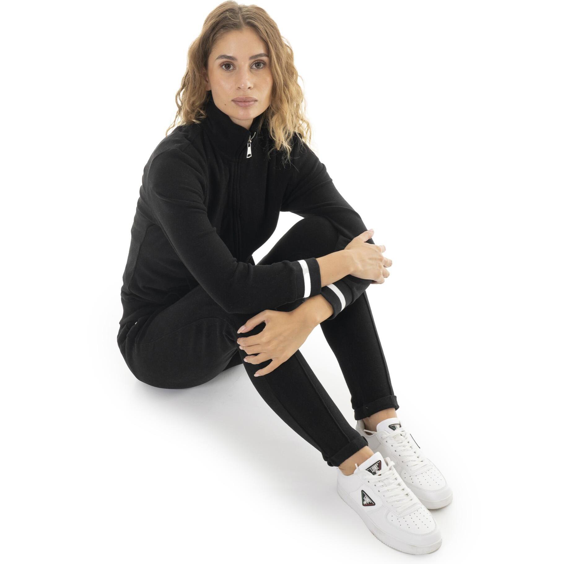 Chándal de invierno de mujer "Relaxed" con cuello y cremallera