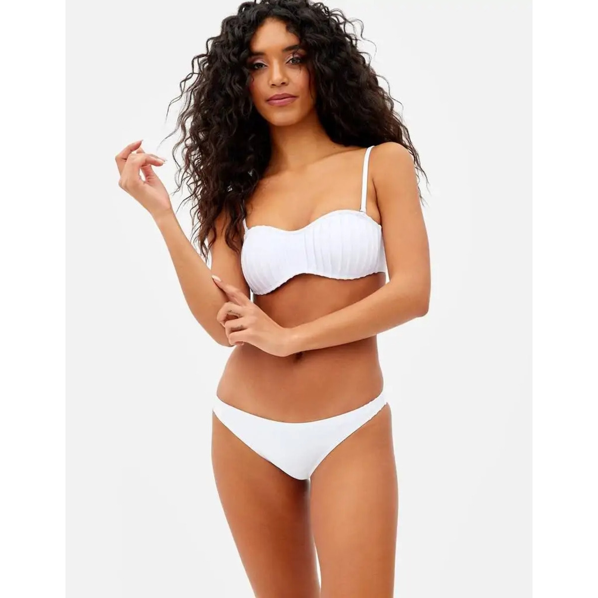 Top Bikini Blanco - Pitahaya