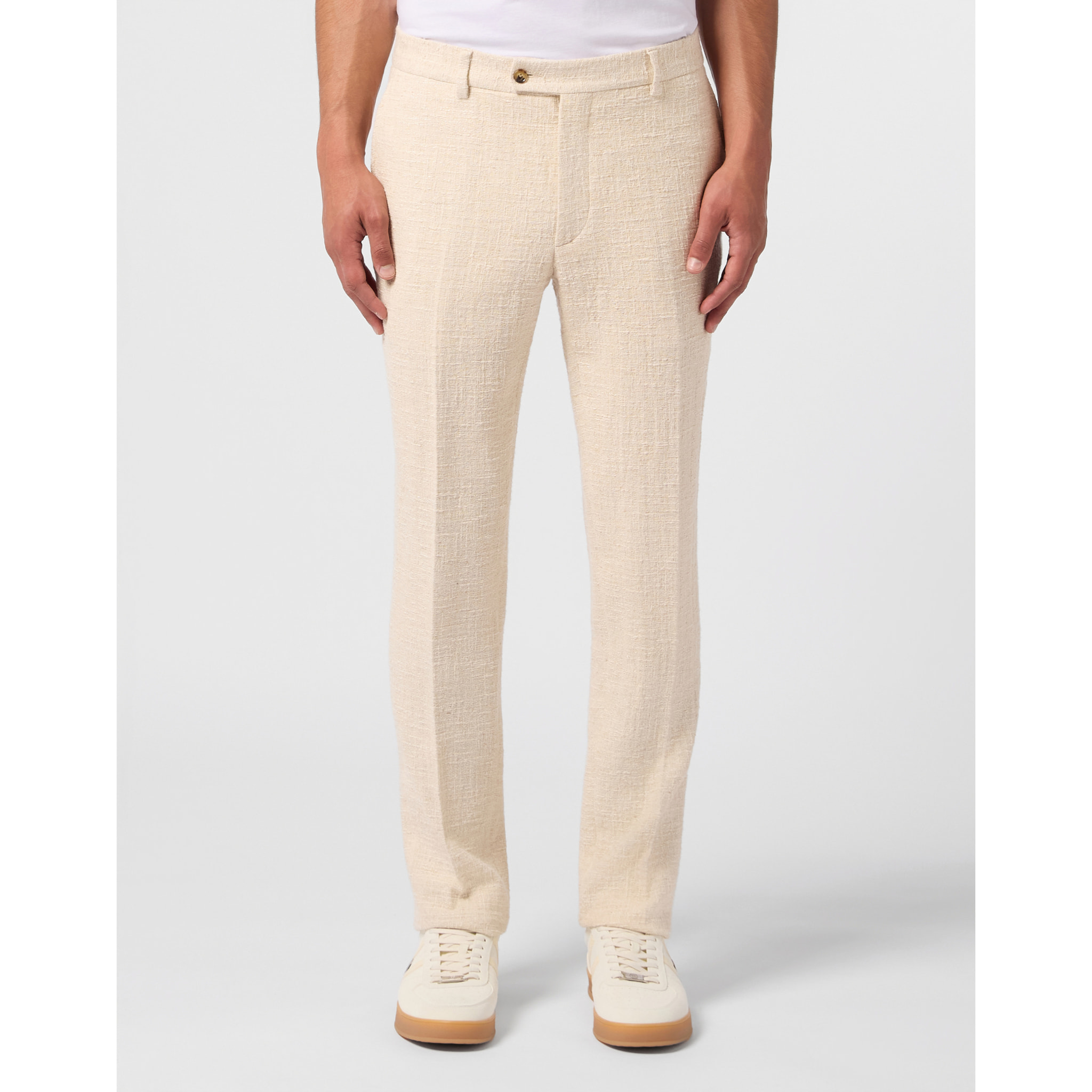 PHILIPP PLEIN Linen Trousers