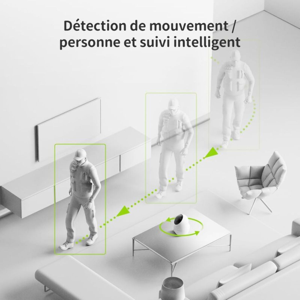 Caméra de surveillance EZVIZ D210 2K