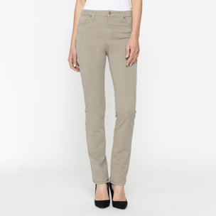 PANTALONE IN GABARDINA MOD.753 . Vita alta e gamba confortevole.