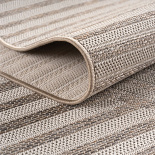 TENERIFE - Tapis intérieur/extérieur beige, design graphique